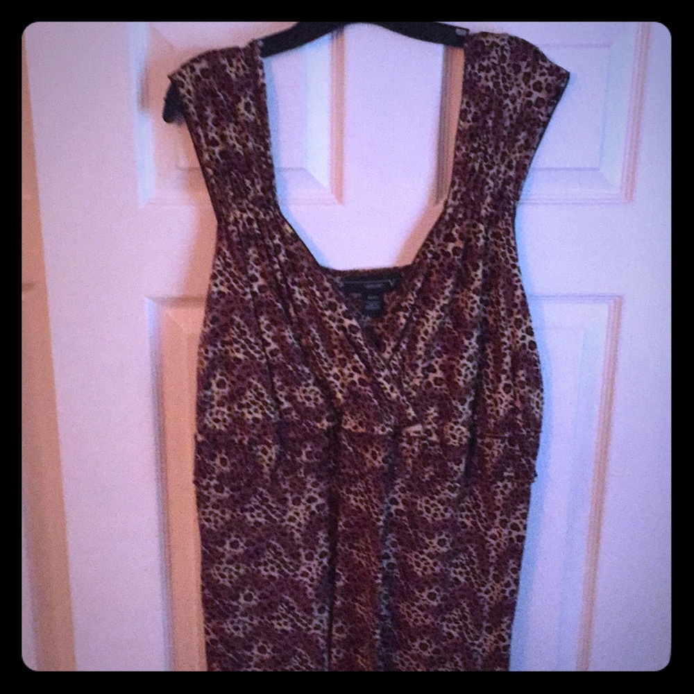 Cheetah dressy tank